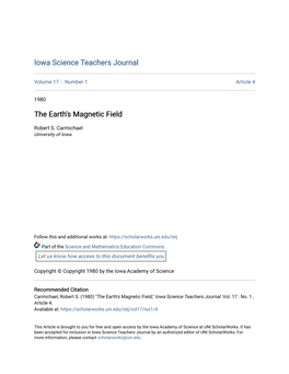 The Earth's Magnetic Field