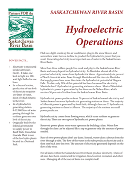 Hydroelectric Operations