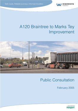 A120 Braintree to Marks Tey Improvement