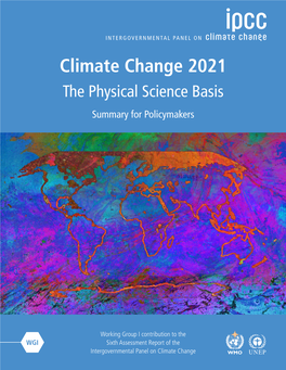 Summary for Policymakers. In: Climate Change 2021: the Physical Science Basis