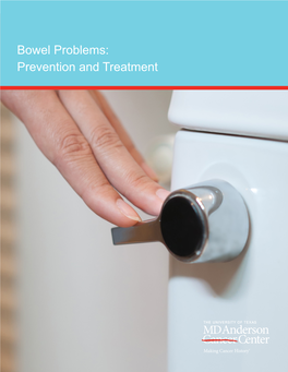 Bowel Problems: Prevention and Treatment