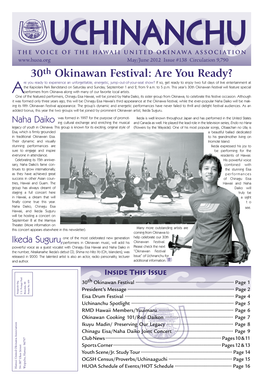 30Th Okinawan Festival: Are You Ready?