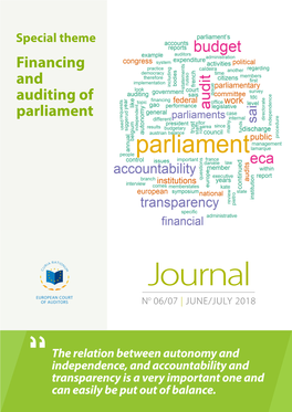 ECA Journal "Financing and Auditing of Parliament"