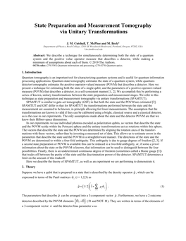 State Preparation and Measurement Tomography Via Unitary Transformations