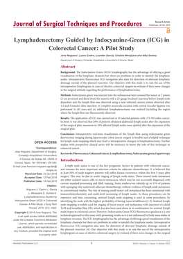 Lymphadenectomy Guided by Indocyanine-Green (ICG) in Colorectal Cancer: a Pilot Study