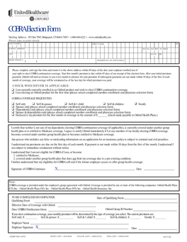 COBRA Election Form