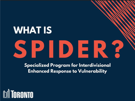 (SPIDER) Open Dialogue on Vulnerability Events