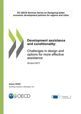 Development Assistance and Conditionality