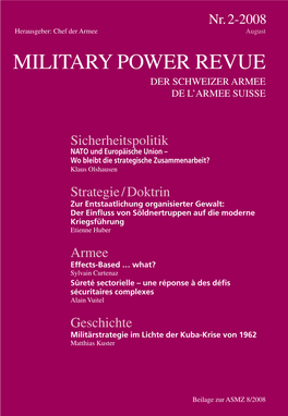 Military Power Revue Der Schweizer Armee De L’Armee Suisse