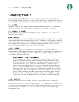 Company Profile