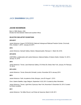 Jack Shainman Gallery