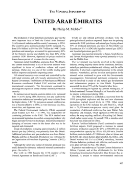 UNITED ARAB EMIRATES by Philip M