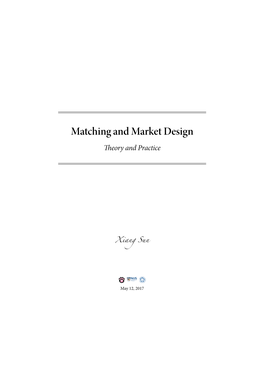 Matchingandmarketdesign