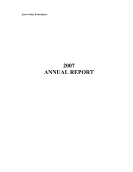 2007 Annual Report