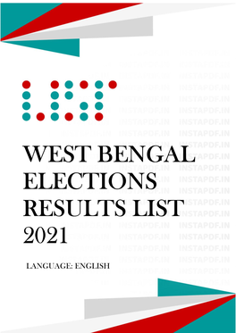 West Bengal Election Results 2021