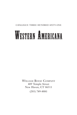 Western Americana