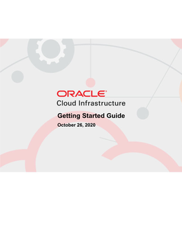 Oracle Cloud Infrastructure Getting Started Guide Iii Table of Contents