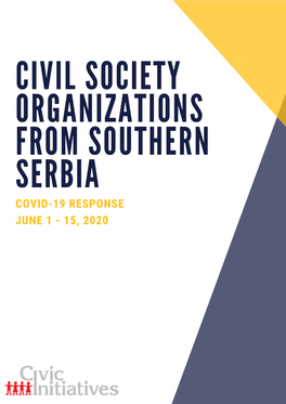 Csos from Southern Serbia: Covid-19 Response