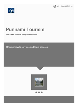 Punnami Tourism