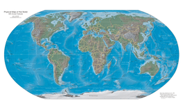 World Map with Ocean Features