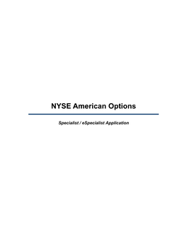 NYSE American Options