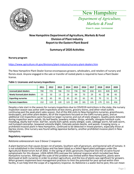 Plant Industry Annual Report