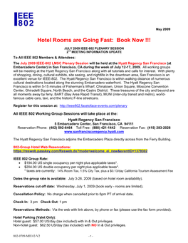 Hotel Rooms Are Going Fast: Book Now !!!