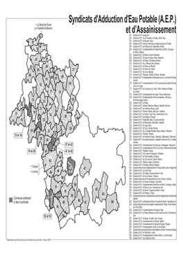 Syndicats D'adduction D'eau Potable (A.E.P.) Et D'assainissement