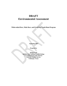 DRAFT Environmental Assessment