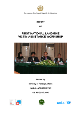 First National Landmine Victim Assistance Workshop