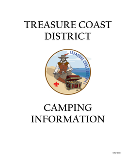 Treasure Coast District Camping Information