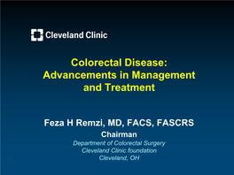 Colorectal Cancer  Complex Reoperative Surgery  Innovation INTRODUCTION