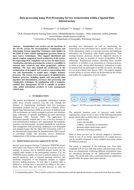 Data Processing Using Web Processing Service Orchestration Within a Spatial Data Infrastructure