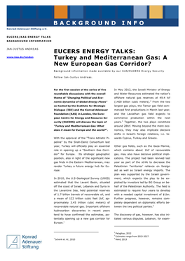 Turkey and Mediterranean Gas: A