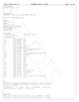 SUPREME COURT of INDIA Page 1 of 63 PETITIONER: SUKHDEV SINGH & ORS