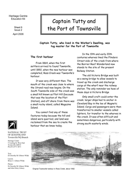 CAPTAIN TUTTY and the PORT of TOWNSVILLE Page 2 of 4