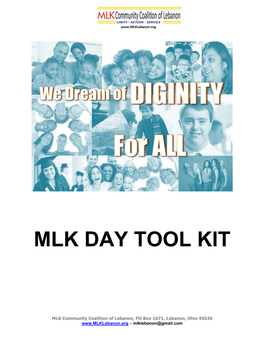 Mlk Day Tool Kit