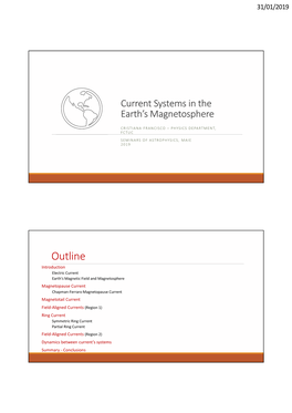 Current Systems in the Earth's Magnetosphere