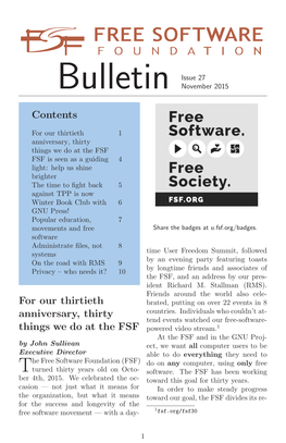 Bulletin Issue 27