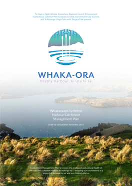Whakaraupō/Lyttelton Harbour Catchment Management Plan