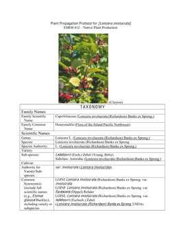 Draft Plant Propagation Protocol