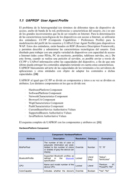 1.1 UAPROF User Agent Profile