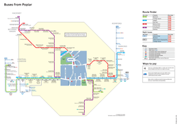 Buses from Poplar