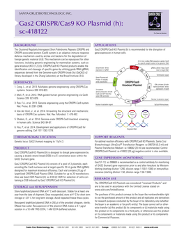 Gas2 CRISPR/Cas9 KO Plasmid (H): Sc-418122