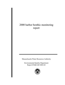 2000 Harbor Benthic Monitoring Report