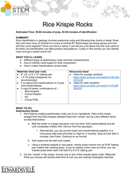 Rice Krispie Rocks