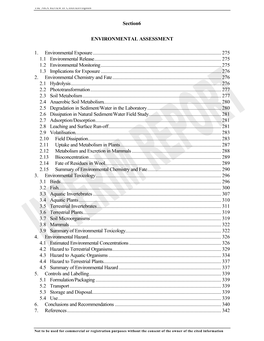 Interim Review of Chlorfenvinphos