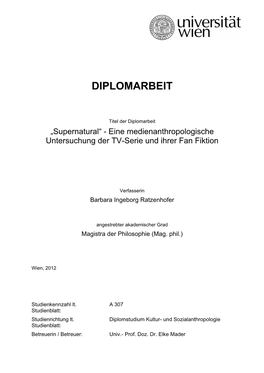 Diplomarbeit