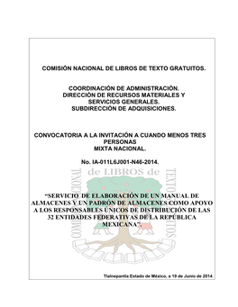 Comisión Nacional De Libros De Texto Gratuitos