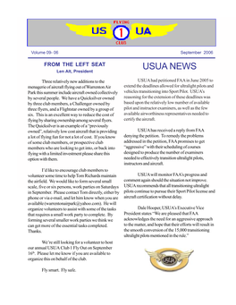 USUA NEWS Len Alt, President